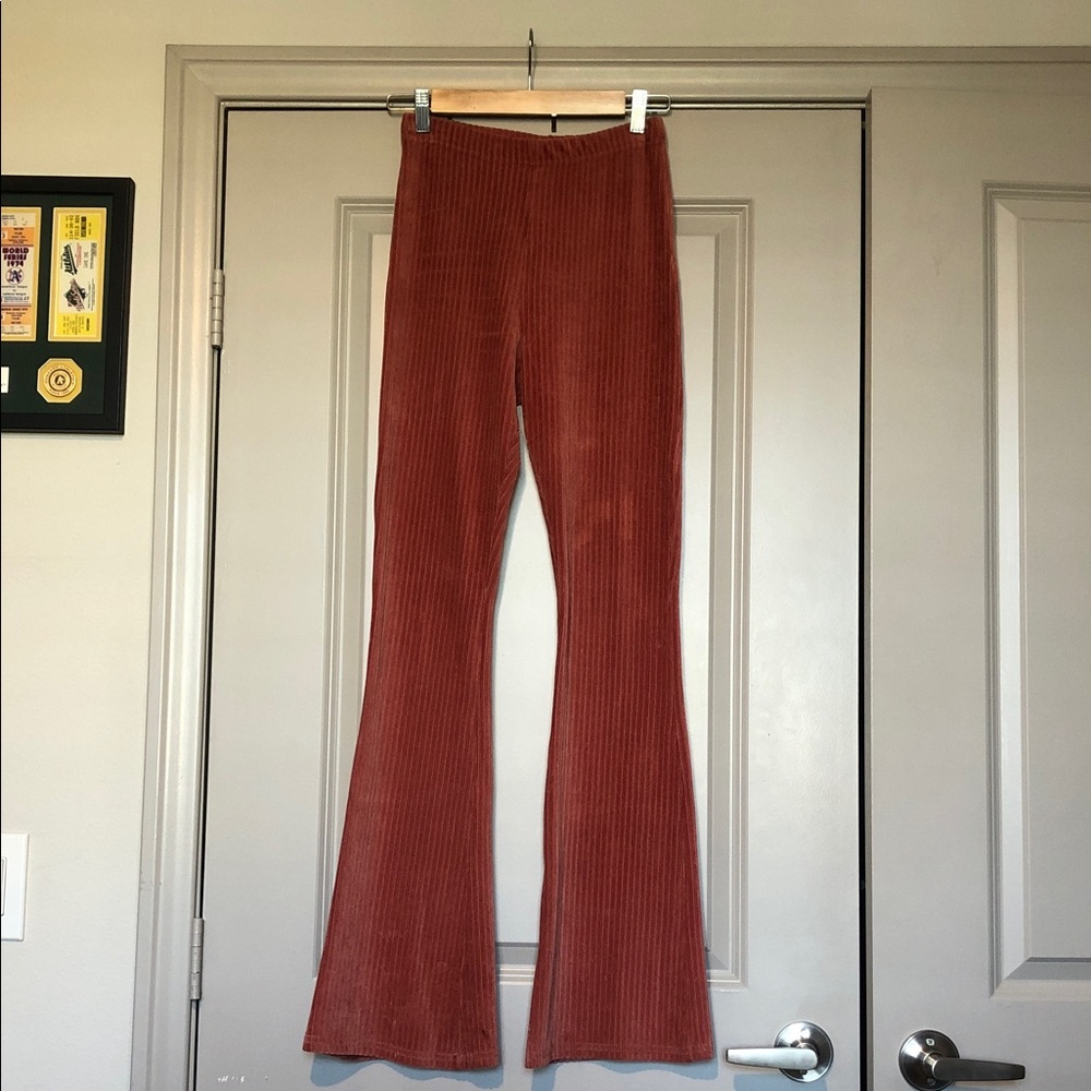 Corduroy Stretch Flare Pants